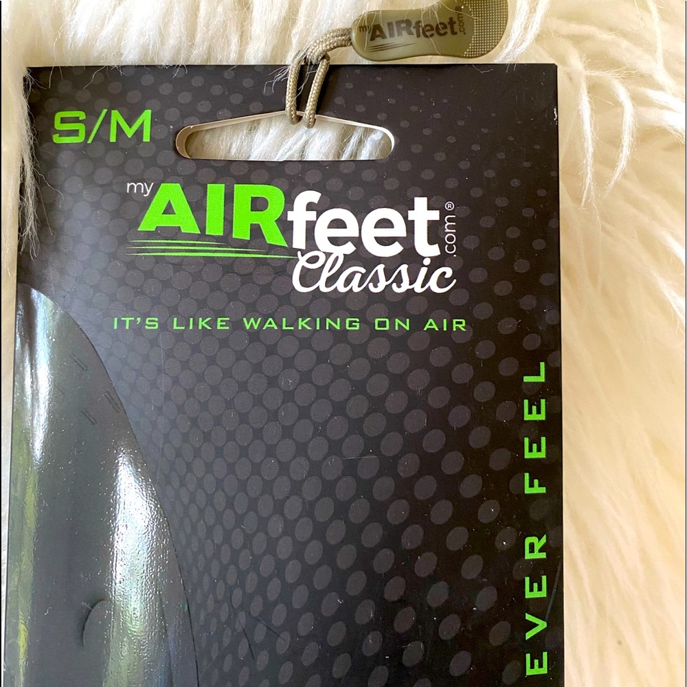 🆕Air Feet Classic Insoles Black (Sz 1M= Women’s Sz 8 1/2 to 9; Men’s Sz 7 to 8)